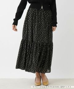 NEMIKA / ネミカ ミニ・ひざ丈スカート | ドット柄フレアスカート【NEMIKA】