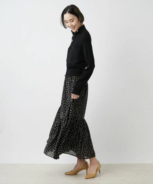 NEMIKA / ネミカ ミニ・ひざ丈スカート | ドット柄フレアスカート【NEMIKA】 | 詳細12