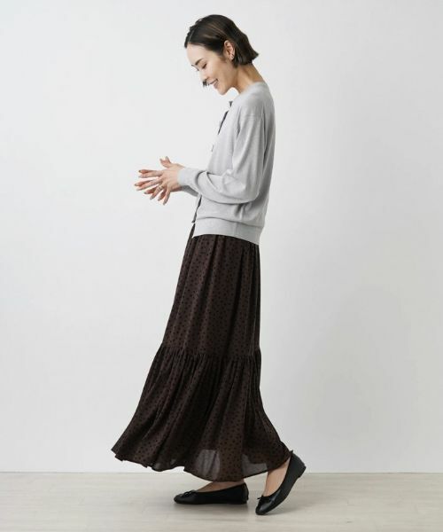 NEMIKA / ネミカ ミニ・ひざ丈スカート | ドット柄フレアスカート【NEMIKA】 | 詳細2