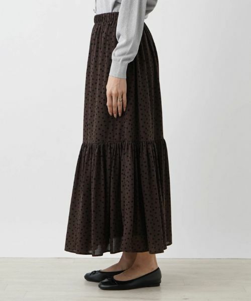 NEMIKA / ネミカ ミニ・ひざ丈スカート | ドット柄フレアスカート【NEMIKA】 | 詳細5