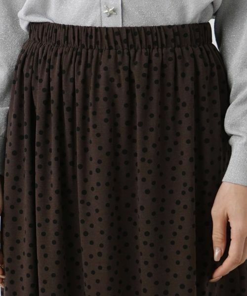 NEMIKA / ネミカ ミニ・ひざ丈スカート | ドット柄フレアスカート【NEMIKA】 | 詳細7