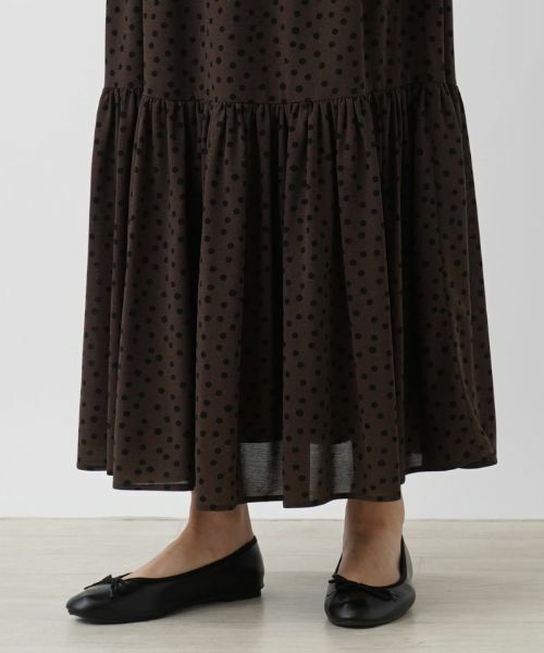 NEMIKA / ネミカ ミニ・ひざ丈スカート | ドット柄フレアスカート【NEMIKA】 | 詳細8