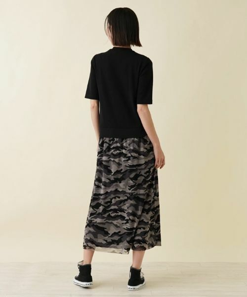 NEMIKA / ネミカ ドレス | 切替えロングワンピース【PUPULA】 | 詳細3