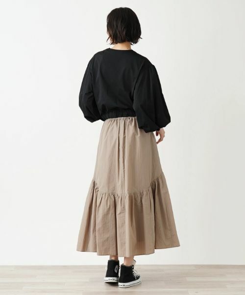 専用新品　タグ付き！【NEMIKA】ネミカ　ジャケット&パンツ　ベージュ シアーショートジャケット【NEMIKA】|ネミカ | レリアン公式