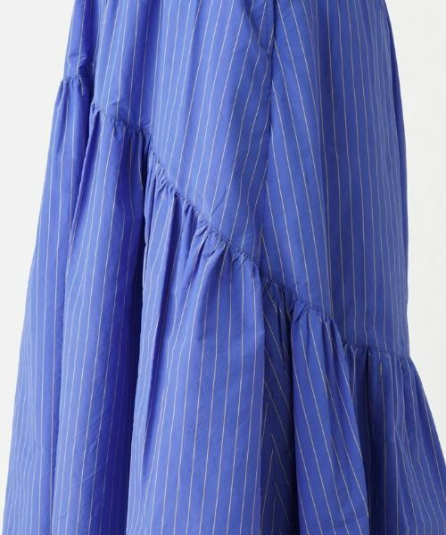 NEMIKA / ネミカ ミニ・ひざ丈スカート | ストライプ柄ティアードロングスカート【PASSIONE】 | 詳細11