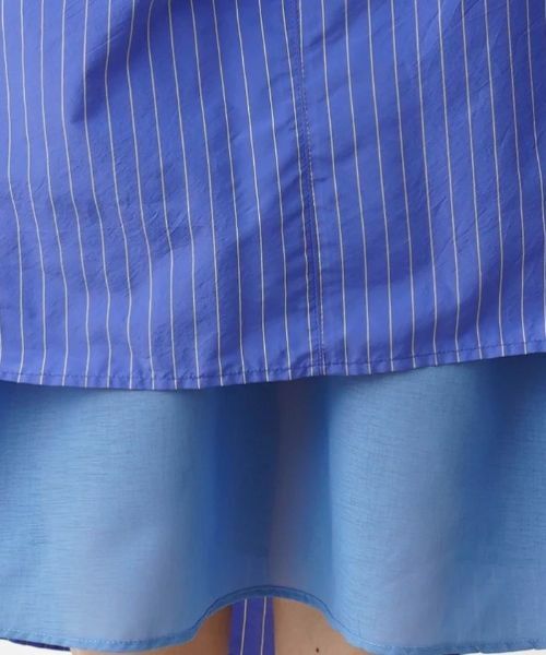 NEMIKA / ネミカ ミニ・ひざ丈スカート | ストライプ柄ティアードロングスカート【PASSIONE】 | 詳細12