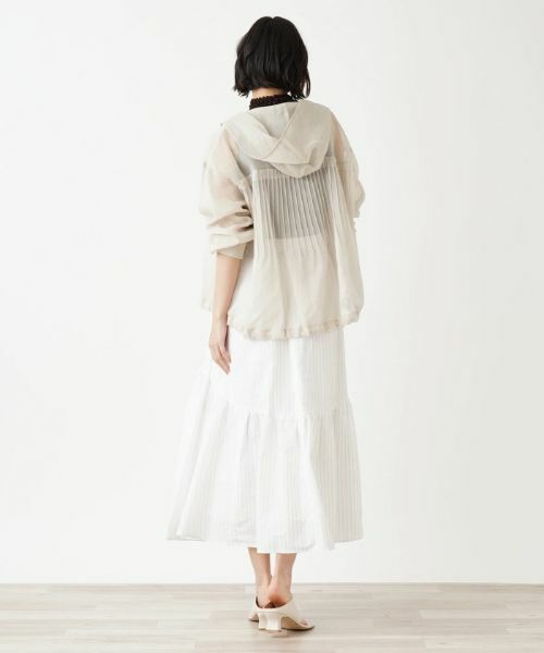 NEMIKA / ネミカ ミニ・ひざ丈スカート | ストライプ柄ティアードロングスカート【PASSIONE】 | 詳細16