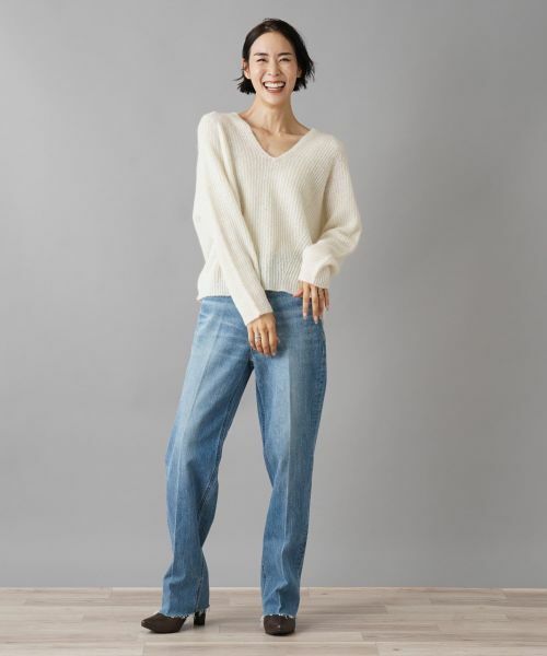 NEMIKA / ネミカ ニット・セーター | Vネックラメニット【SCAGLIONE】 | 詳細1