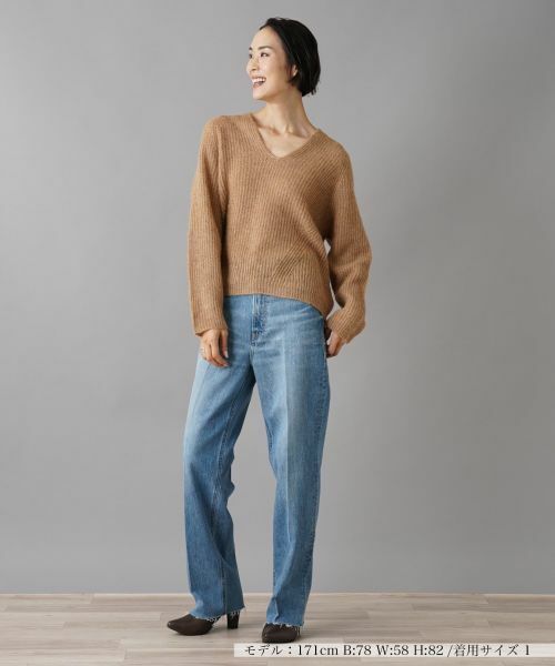 NEMIKA / ネミカ ニット・セーター | Vネックラメニット【SCAGLIONE】 | 詳細10