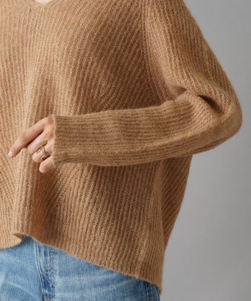 NEMIKA / ネミカ ニット・セーター | Vネックラメニット【SCAGLIONE】 | 詳細18