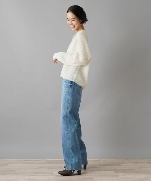 NEMIKA / ネミカ ニット・セーター | Vネックラメニット【SCAGLIONE】 | 詳細2
