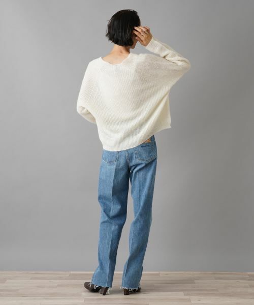 NEMIKA / ネミカ ニット・セーター | Vネックラメニット【SCAGLIONE】 | 詳細3