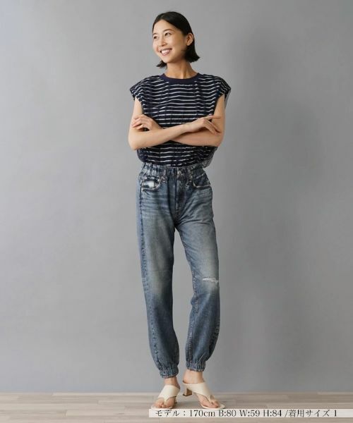 NEMIKA / ネミカ デニムパンツ | デニムプリントジョガーパンツ【RAG&BONE】 | 詳細1