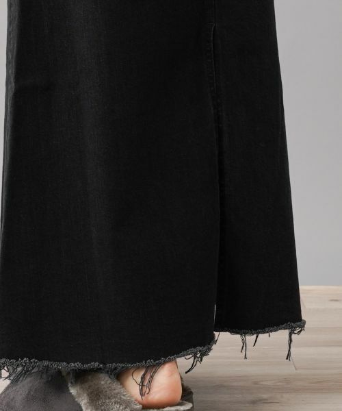 NEMIKA / ネミカ ミニ・ひざ丈スカート | デニムロングスカート【YANUK】 | 詳細11