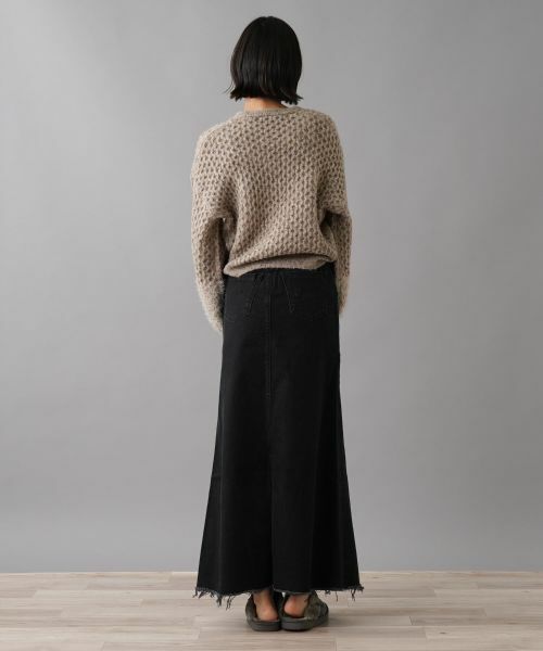 NEMIKA / ネミカ ミニ・ひざ丈スカート | デニムロングスカート【YANUK】 | 詳細3