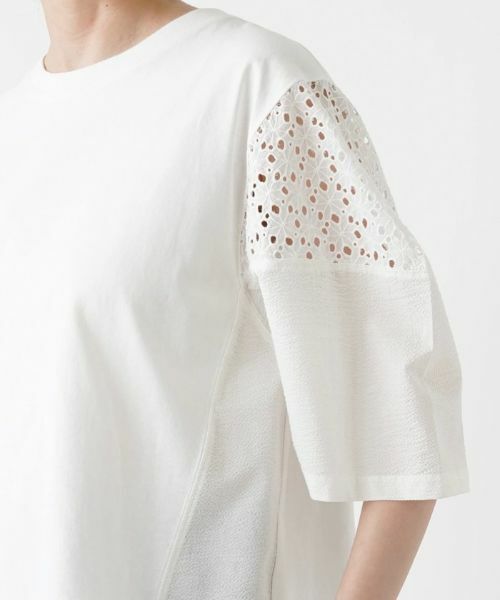 NEMIKA / ネミカ カットソー | 切替え5分袖カットソー【PASSIONE】 | 詳細10