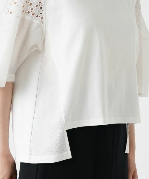 NEMIKA / ネミカ カットソー | 切替え5分袖カットソー【PASSIONE】 | 詳細12
