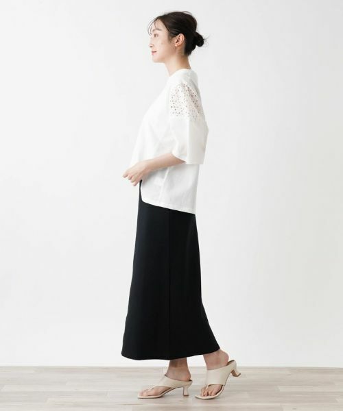 NEMIKA / ネミカ カットソー | 切替え5分袖カットソー【PASSIONE】 | 詳細2