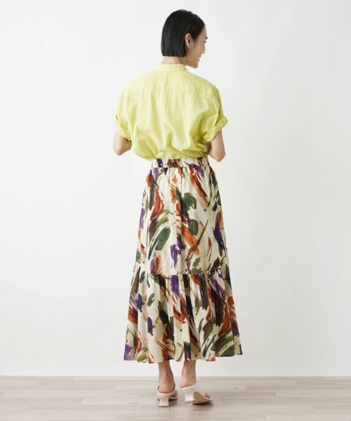 NEMIKA / ネミカ ミニ・ひざ丈スカート | 切替フレアスカート【PASSIONE】 | 詳細3