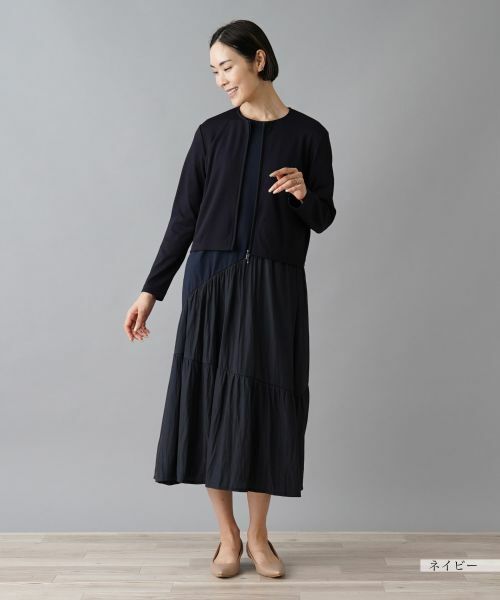 NEMIKA / ネミカ カーディガン・ボレロ | ノーカラージャケット【PUPULA】 | 詳細4