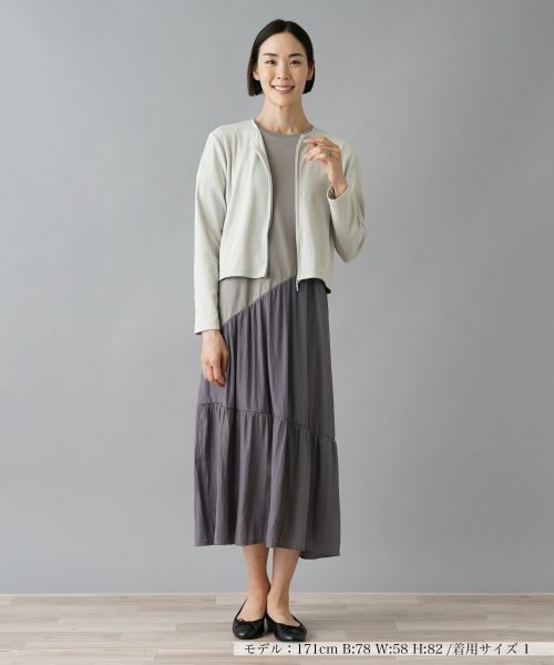 NEMIKA / ネミカ カーディガン・ボレロ | ノーカラージャケット【PUPULA】 | 詳細7