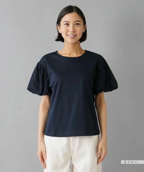 NEMIKA / ネミカ カットソー | ボリュームスリーブ切替え半袖カットソー【Liriito】 | 詳細10