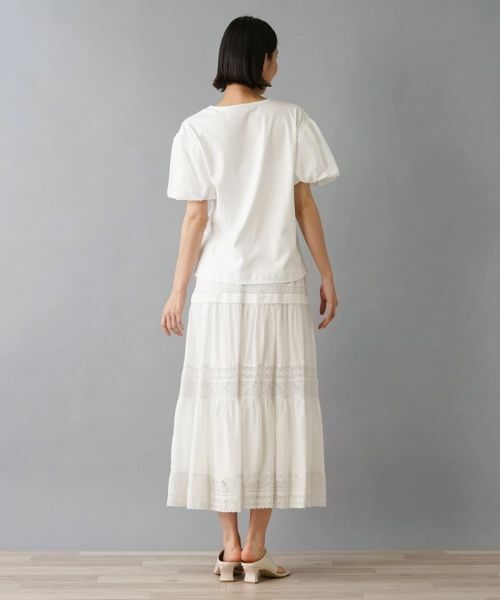 NEMIKA / ネミカ カットソー | ボリュームスリーブ切替え半袖カットソー【Liriito】 | 詳細3