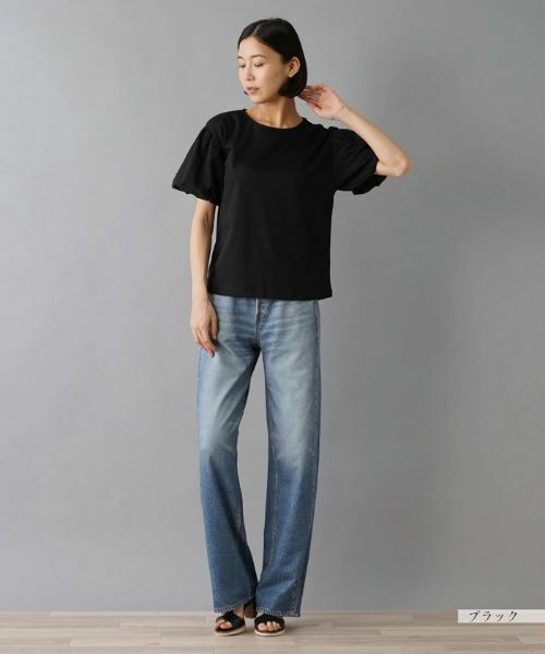 NEMIKA / ネミカ カットソー | ボリュームスリーブ切替え半袖カットソー【Liriito】 | 詳細4