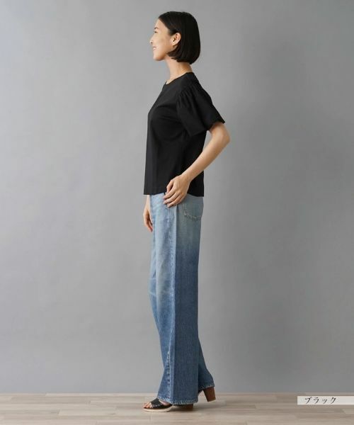 NEMIKA / ネミカ カットソー | ボリュームスリーブ切替え半袖カットソー【Liriito】 | 詳細5