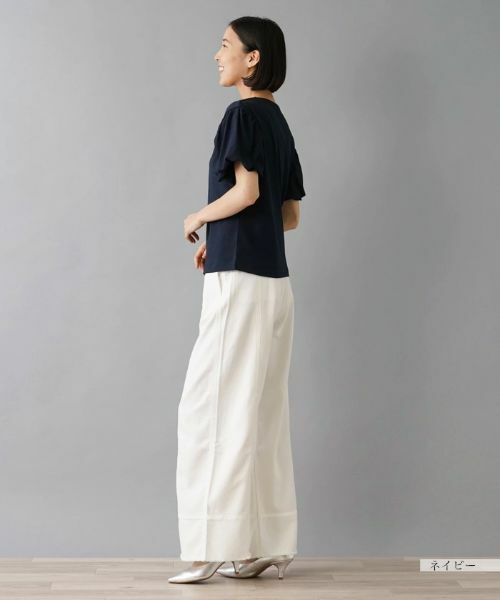 NEMIKA / ネミカ カットソー | ボリュームスリーブ切替え半袖カットソー【Liriito】 | 詳細8