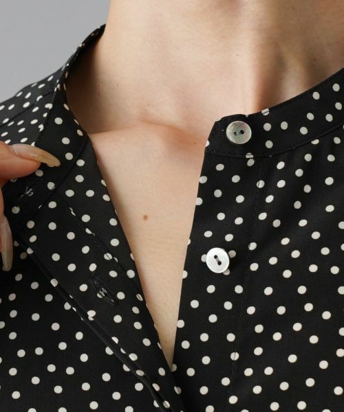 NEMIKA / ネミカ シャツ・ブラウス | バンドカラーブラウス【NEMIKA】 | 詳細4