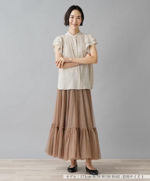 NEMIKA / ネミカ シャツ・ブラウス | バンドカラーブラウス【NEMIKA】 | 詳細5