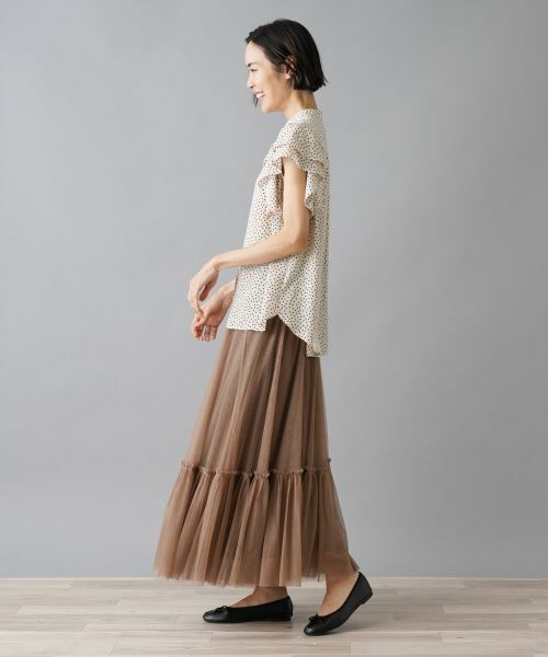 NEMIKA / ネミカ シャツ・ブラウス | バンドカラーブラウス【NEMIKA】 | 詳細6