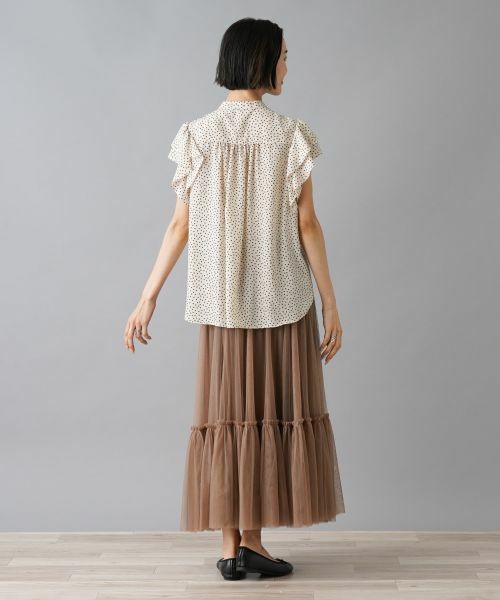 NEMIKA / ネミカ シャツ・ブラウス | バンドカラーブラウス【NEMIKA】 | 詳細7