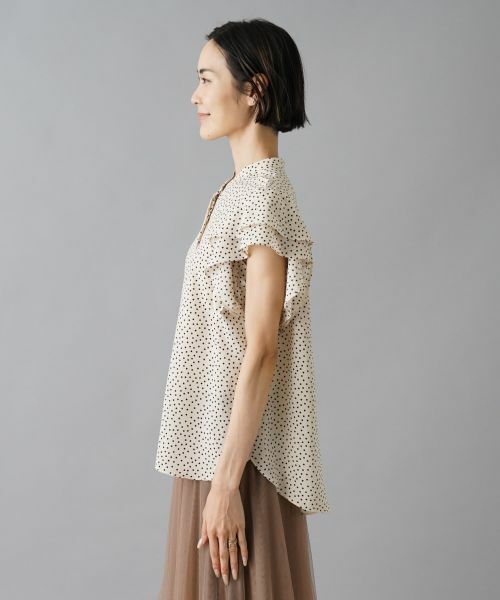 NEMIKA / ネミカ シャツ・ブラウス | バンドカラーブラウス【NEMIKA】 | 詳細9