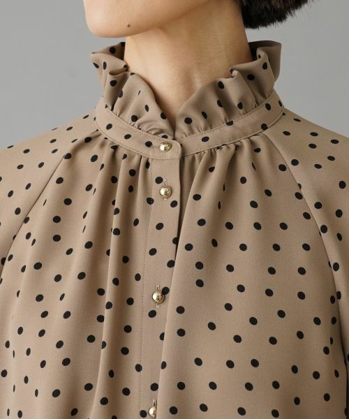 NEMIKA / ネミカ シャツ・ブラウス | ドット柄ロングスリーブブラウス【NEMIKA】 | 詳細10