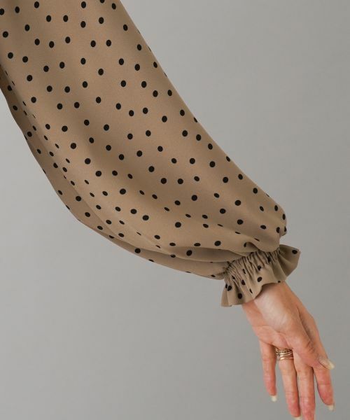 NEMIKA / ネミカ シャツ・ブラウス | ドット柄ロングスリーブブラウス【NEMIKA】 | 詳細11