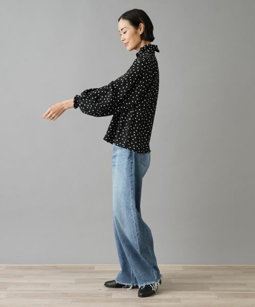 NEMIKA / ネミカ シャツ・ブラウス | ドット柄ロングスリーブブラウス【NEMIKA】 | 詳細2