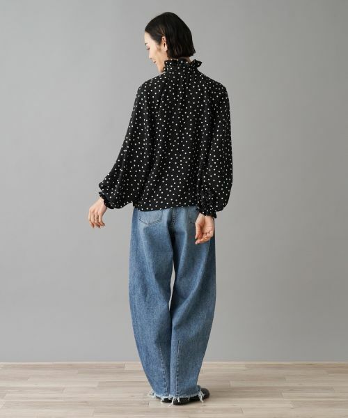 NEMIKA / ネミカ シャツ・ブラウス | ドット柄ロングスリーブブラウス【NEMIKA】 | 詳細3