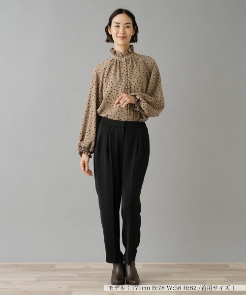 NEMIKA / ネミカ シャツ・ブラウス | ドット柄ロングスリーブブラウス【NEMIKA】 | 詳細4