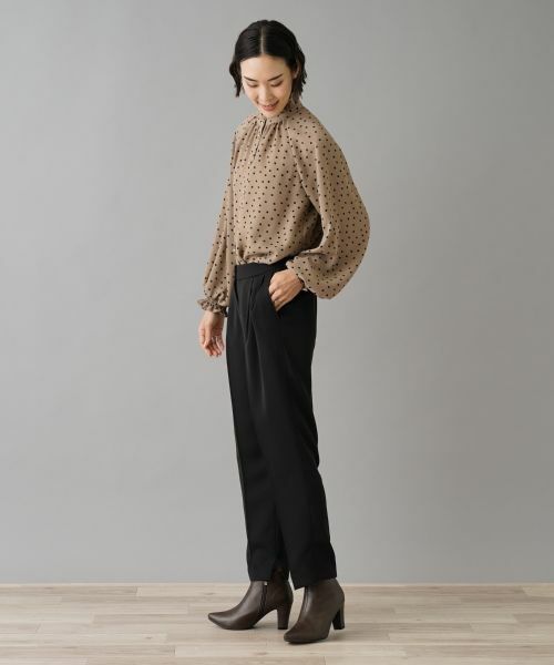 NEMIKA / ネミカ シャツ・ブラウス | ドット柄ロングスリーブブラウス【NEMIKA】 | 詳細5