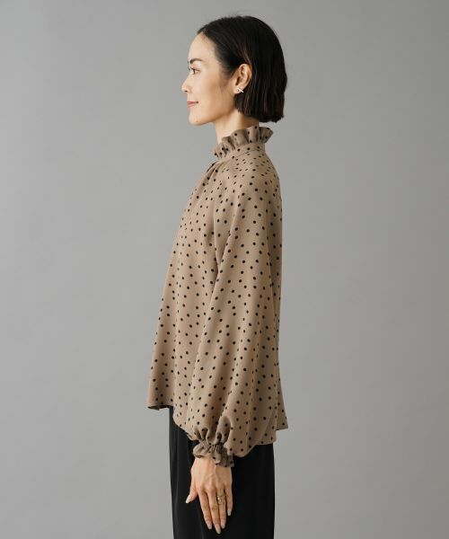 NEMIKA / ネミカ シャツ・ブラウス | ドット柄ロングスリーブブラウス【NEMIKA】 | 詳細8