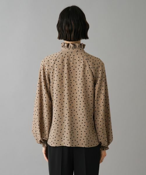 NEMIKA / ネミカ シャツ・ブラウス | ドット柄ロングスリーブブラウス【NEMIKA】 | 詳細9