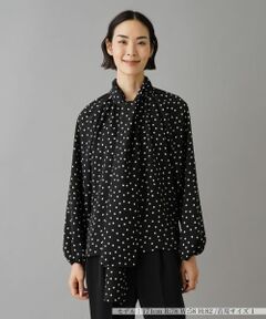 NEMIKA / ネミカ シャツ・ブラウス | ドット柄ボウタイブラウス【NEMIKA】
