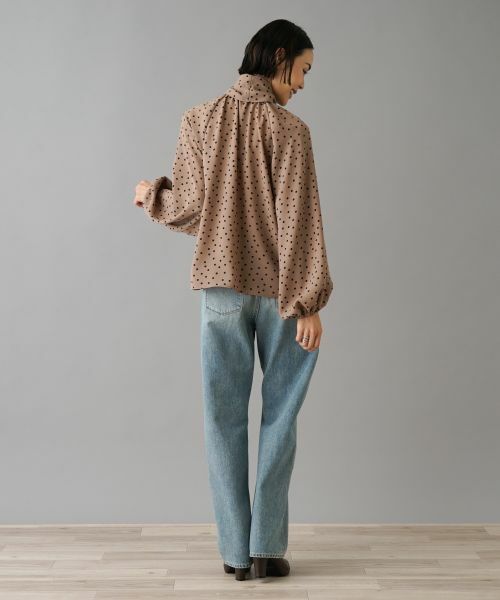 NEMIKA / ネミカ シャツ・ブラウス | ドット柄ボウタイブラウス【NEMIKA】 | 詳細3