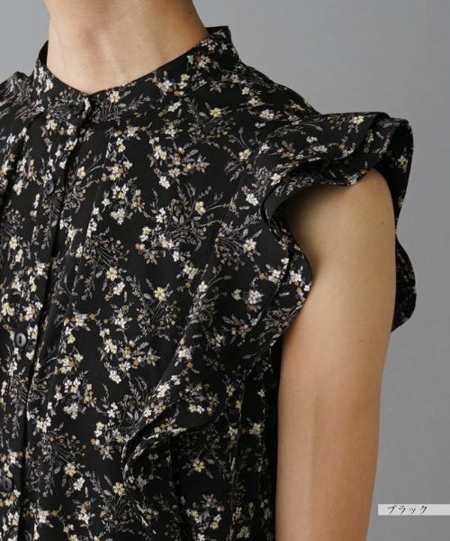 NEMIKA / ネミカ シャツ・ブラウス | フリルノースリーブブラウス【NEMIKA】 | 詳細13