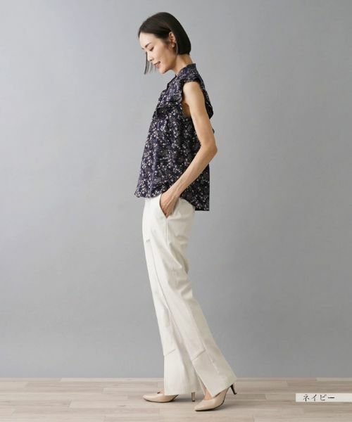 NEMIKA / ネミカ シャツ・ブラウス | フリルノースリーブブラウス【NEMIKA】 | 詳細2