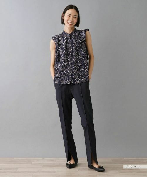 NEMIKA / ネミカ シャツ・ブラウス | フリルノースリーブブラウス【NEMIKA】 | 詳細4