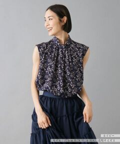 NEMIKA / ネミカ シャツ・ブラウス | フラワープリントノースリーブブラウス【NEMIKA】