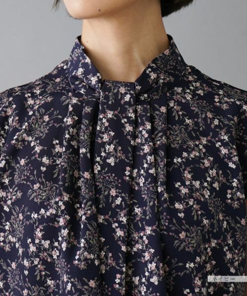 NEMIKA / ネミカ シャツ・ブラウス | フラワープリントノースリーブブラウス【NEMIKA】 | 詳細10